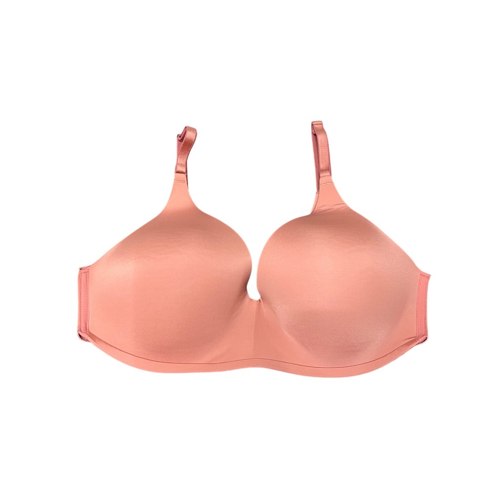 Soma Vanishing 360‎ Wireless Bra Full Coverage Smooth Pink 36C Neutral